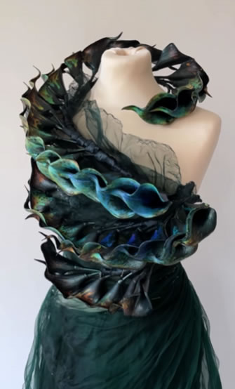 液晶油墨變色應用-為紐約時裝週打造熱致變色洋裝的製作過程